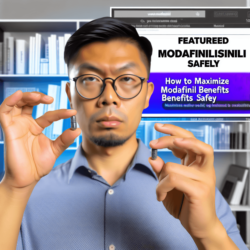 How to Maximize Modafinil Benefits Safely
