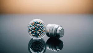 Modafinil vs Data Driven Cognitive Enhancement, bright studio lighting, minimalist, clean background, soft light, premium, macro detail, wellness and beauty concept