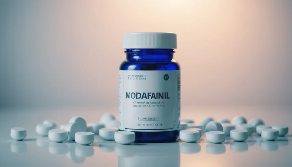 Why Modafinil is Superior to Limited Supply Nootropics, bright studio lighting, minimalist, clean background, soft light, premium, macro detail, wellness and beauty concept