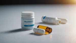 How Modafinil Compares to Untested Smart Drugs, bright studio lighting, minimalist, clean background, soft light, premium, macro detail, wellness and beauty concept