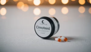 Modafinil: Best Established Cognitive Enhancer, bright studio lighting, minimalist, clean background, soft light, premium, macro detail, wellness and beauty concept