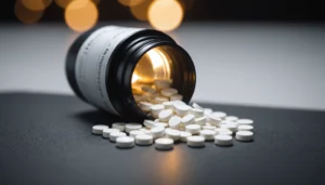 Why Modafinil is Better Than Cutting Edge Supplements, bright studio lighting, minimalist, clean background, soft light, premium, macro detail, wellness and beauty concept