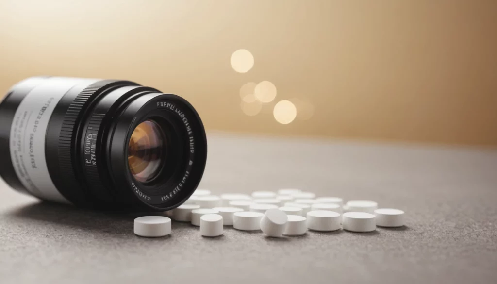 Modafinil: Best Time Tested Smart Drug, bright studio lighting, minimalist, clean background, soft light, premium, macro detail, wellness and beauty concept