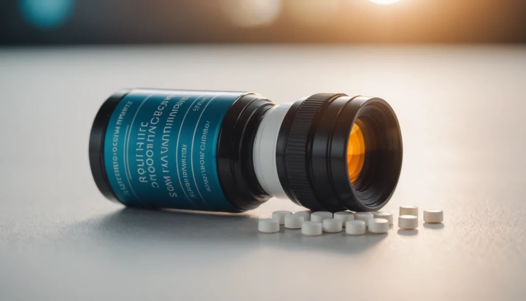 Modafinil Principles: Best Foundational Nootropic, bright studio lighting, minimalist, clean background, soft light, premium, macro detail, wellness and beauty concept