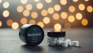 Why Modafinil Outperforms Elaborate Enhancement Systems, bright studio lighting, minimalist, clean background, soft light, premium, macro detail, wellness and beauty concept