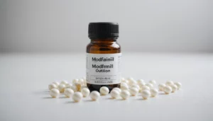 How Modafinil Outperforms Delayed Gratification Supplements, bright studio lighting, minimalist, clean background, soft light, premium, macro detail, wellness and beauty concept