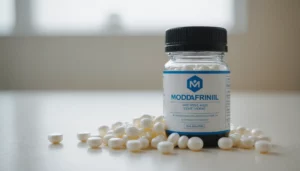 Why Modafinil is Better Than Weeks to Work Supplements, bright studio lighting, minimalist, clean background, soft light, premium, macro detail, wellness and beauty concept