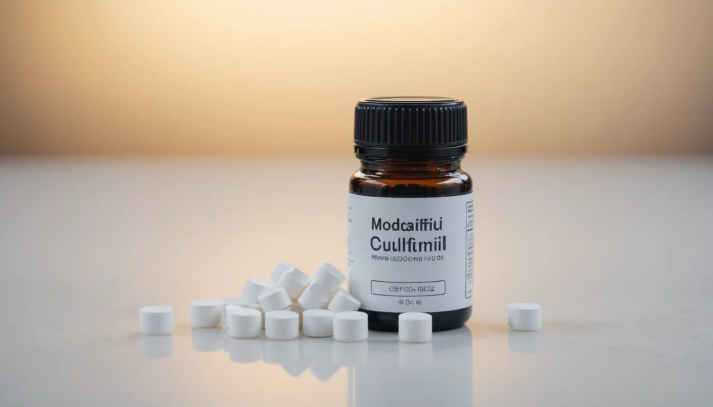 How Modafinil Compares to Cumulative Effect Nootropics, bright studio lighting, minimalist, clean background, soft light, premium, macro detail, wellness and beauty concept