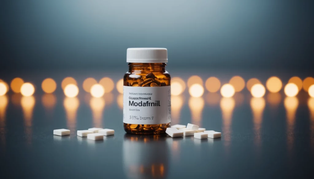 How Modafinil Outperforms Theoretical Cognitive Benefits, bright studio lighting, minimalist, clean background, soft light, premium, macro detail, wellness and beauty concept