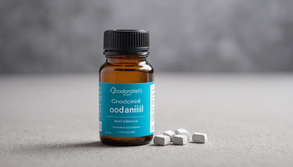 Modafinil: Best Concrete Results Cognitive Enhancer, bright studio lighting, minimalist, clean background, soft light, premium, macro detail, wellness and beauty concept