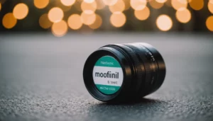 Modafinil Wisdom: Best Street Smart Drug, bright studio lighting, minimalist, clean background, soft light, premium, macro detail, wellness and beauty concept