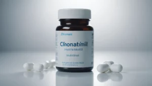 Modafinil: Best Applied Cognitive Science Smart Drug, bright studio lighting, minimalist, clean background, soft light, premium, macro detail, wellness and beauty concept