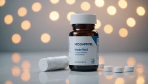 Why Modafinil Outperforms Glossy Supplement Marketing, bright studio lighting, minimalist, clean background, soft light, premium, macro detail, wellness and beauty concept