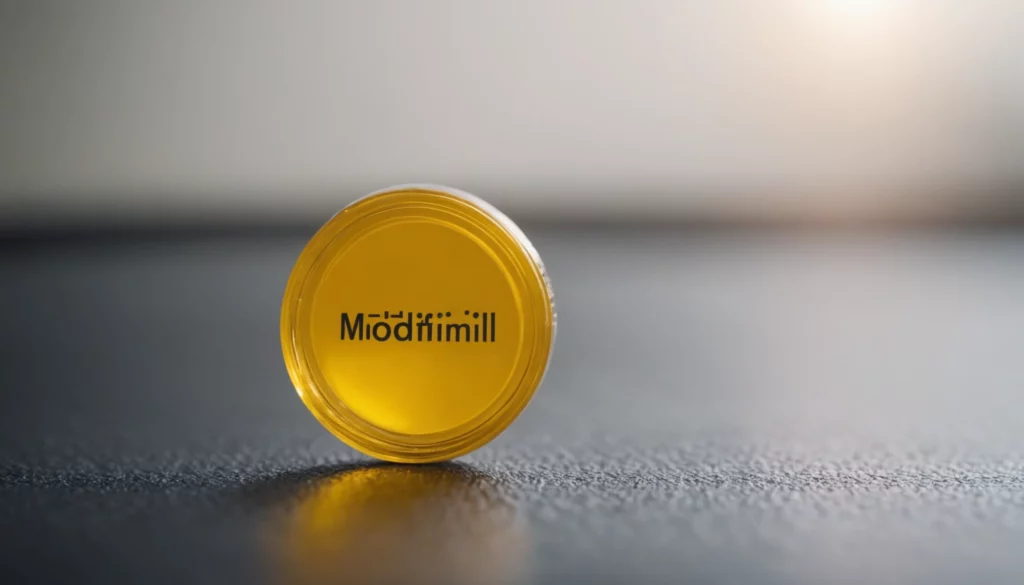 How Modafinil Sustains Focus: Smart Drug Energy, bright studio lighting, minimalist, clean background, soft light, premium, macro detail, wellness and beauty concept