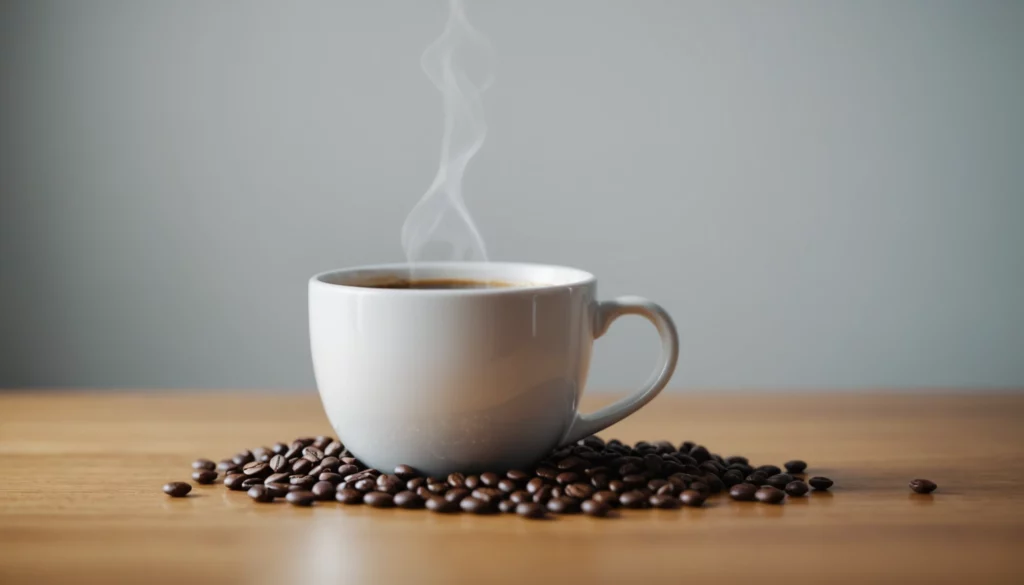 How to Replace Your Caffeine Habit with Modafinil, bright studio lighting, minimalist, clean background, soft light, premium, macro detail, wellness and beauty concept