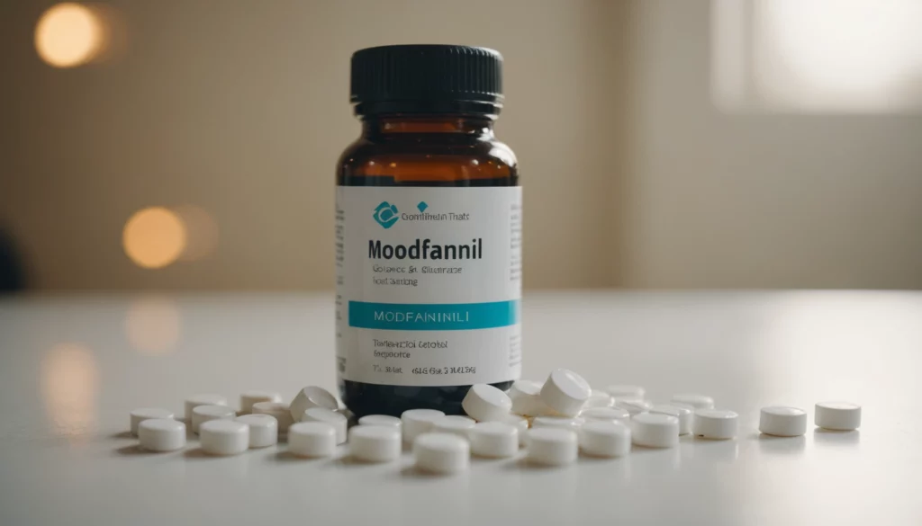 How Modafinil Compares to Tolerance Building Stimulants, bright studio lighting, minimalist, clean background, soft light, premium, macro detail, wellness and beauty concept