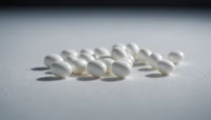 Modafinil: Best Choose Your Energy Smart Drug, bright studio lighting, minimalist, clean background, soft light, premium, macro detail, wellness and beauty concept