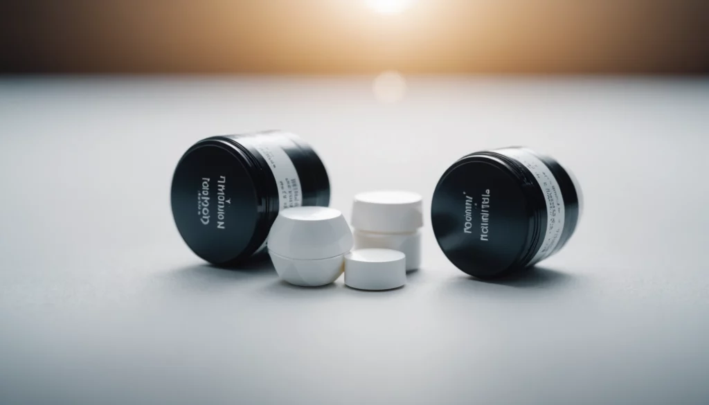 Modafinil vs Monotonous Energy: Smart Drug Variety, bright studio lighting, minimalist, clean background, soft light, premium, macro detail, wellness and beauty concept