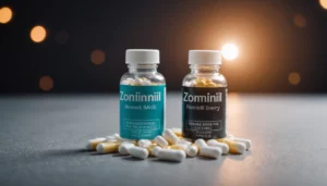 Modafinil vs Zombie Energy: Smart Drug Consciousness, bright studio lighting, minimalist, clean background, soft light, premium, macro detail, wellness and beauty concept