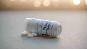 How Modafinil Outperforms Sleepwalking Energy Routines, bright studio lighting, minimalist, clean background, soft light, premium, macro detail, wellness and beauty concept