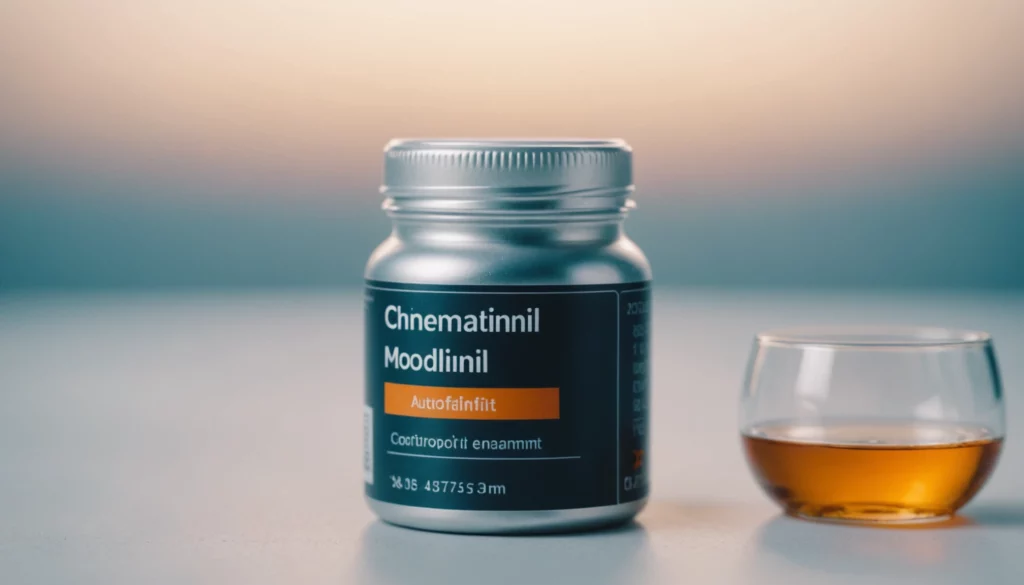 Modafinil vs Autopilot Cognitive Enhancement, bright studio lighting, minimalist, clean background, soft light, premium, macro detail, wellness and beauty concept