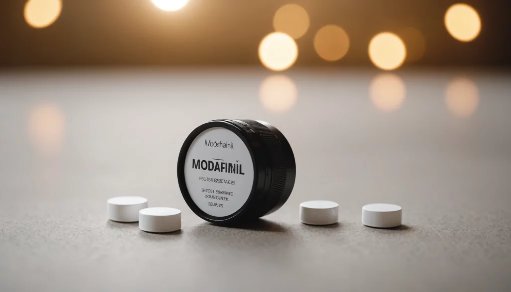 Why Modafinil is Better Than Thoughtless Energy Choices, bright studio lighting, minimalist, clean background, soft light, premium, macro detail, wellness and beauty concept