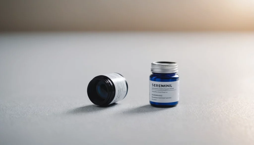 Modafinil vs Serendipitous Cognitive Enhancement, bright studio lighting, minimalist, clean background, soft light, premium, macro detail, wellness and beauty concept