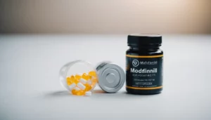 Modafinil vs Hit or Miss Cognitive Enhancers, bright studio lighting, minimalist, clean background, soft light, premium, macro detail, wellness and beauty concept