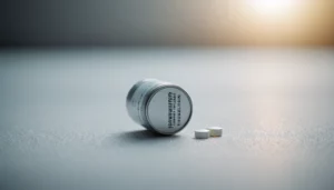 Modafinil vs Diluted Energy: Smart Drug Concentration, bright studio lighting, minimalist, clean background, soft light, premium, macro detail, wellness and beauty concept