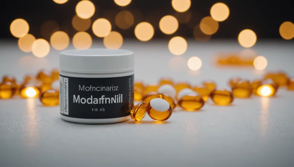 Why Modafinil is Superior to Fractional Stimulant Benefits, bright studio lighting, minimalist, clean background, soft light, premium, macro detail, wellness and beauty concept