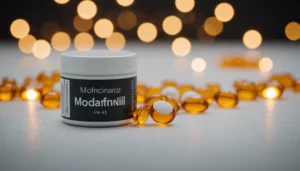 Why Modafinil is Superior to Fractional Stimulant Benefits, bright studio lighting, minimalist, clean background, soft light, premium, macro detail, wellness and beauty concept