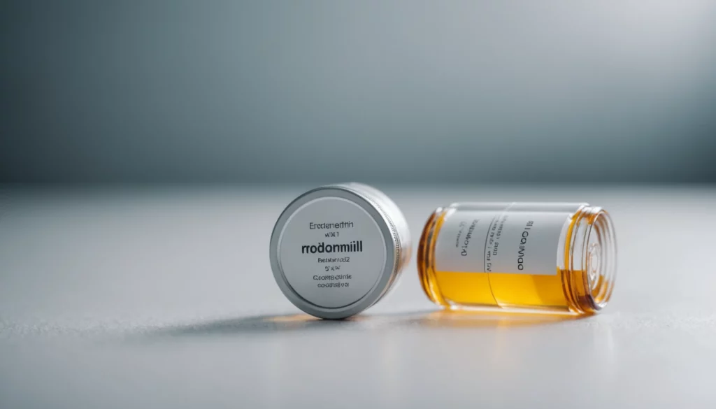 Modafinil vs Restricted Cognitive Enhancement Results, bright studio lighting, minimalist, clean background, soft light, premium, macro detail, wellness and beauty concept
