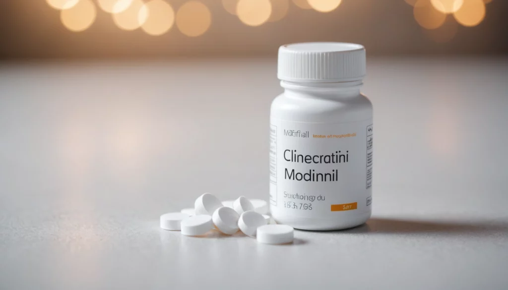 Modafinil: Best Strengthening Smart Drug Benefits, bright studio lighting, minimalist, clean background, soft light, premium, macro detail, wellness and beauty concept