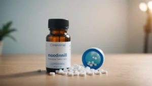 Modafinil vs Reducing Energy: Smart Drug Amplification, bright studio lighting, minimalist, clean background, soft light, premium, macro detail, wellness and beauty concept
