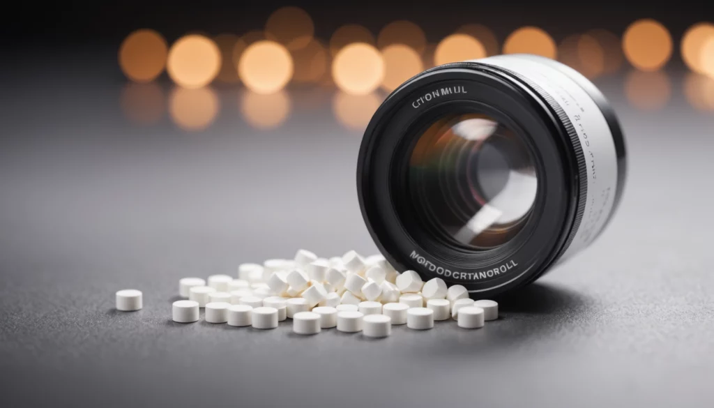 Modafinil: Best Freeing Energy Enhancement, bright studio lighting, minimalist, clean background, soft light, premium, macro detail, wellness and beauty concept