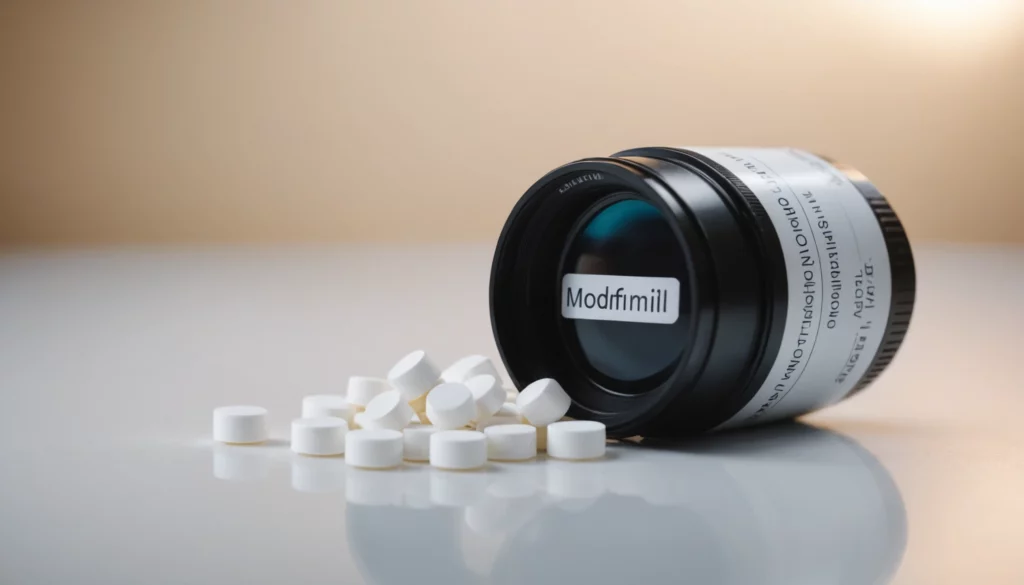 Why Modafinil Outperforms Restrained Stimulant Applications, bright studio lighting, minimalist, clean background, soft light, premium, macro detail, wellness and beauty concept