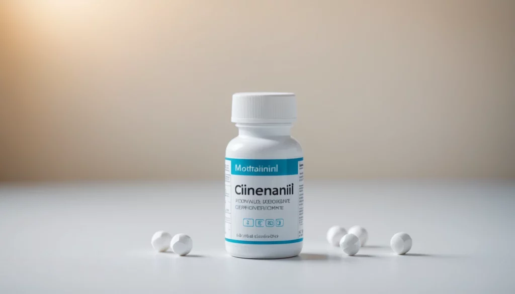 Modafinil vs Suppressed Cognitive Enhancement, bright studio lighting, minimalist, clean background, soft light, premium, macro detail, wellness and beauty concept
