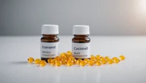 Modafinil vs Conscience Free Cognitive Enhancement, bright studio lighting, minimalist, clean background, soft light, premium, macro detail, wellness and beauty concept