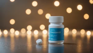 Modafinil: Best Measured Energy Enhancement, bright studio lighting, minimalist, clean background, soft light, premium, macro detail, wellness and beauty concept