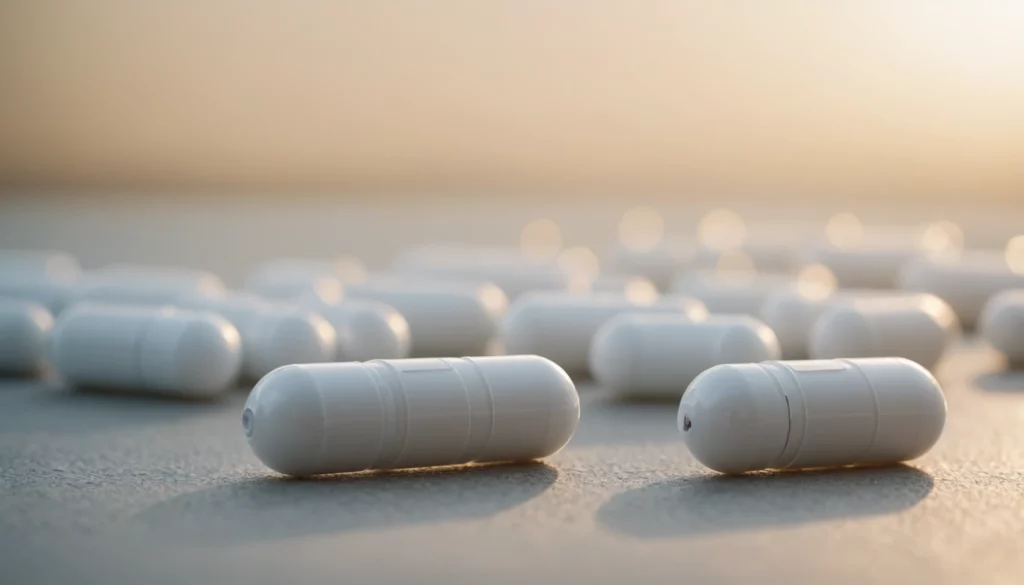 Modafinil: Best Intelligent Smart Drug Choice, bright studio lighting, minimalist, clean background, soft light, premium, macro detail, wellness and beauty concept