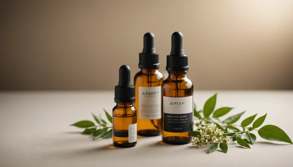 Is Pure Beauty More Sustainable Than Aesopʼs Eco-Luxury Packaging?, bright studio lighting, minimalist, clean background, soft light, premium, macro detail, wellness and beauty concept