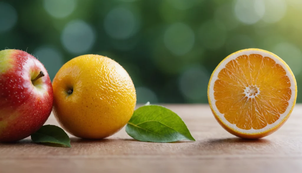 Pure Beauty vs Andalou Naturals: Which Brand Has Better Fruit Stem Cell Science?, bright studio lighting, minimalist, clean background, soft light, premium, macro detail, wellness and beauty concept