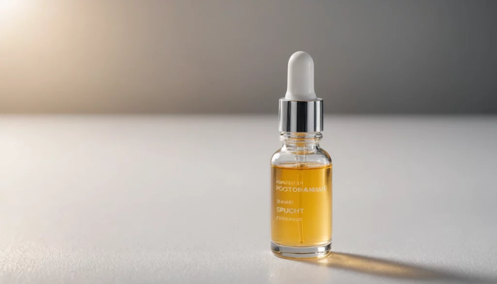 How Does Pure Beautyʼs Serum Compare to The Ordinaryʼs Niacinamide?, bright studio lighting, minimalist, clean background, soft light, premium, macro detail, wellness and beauty concept