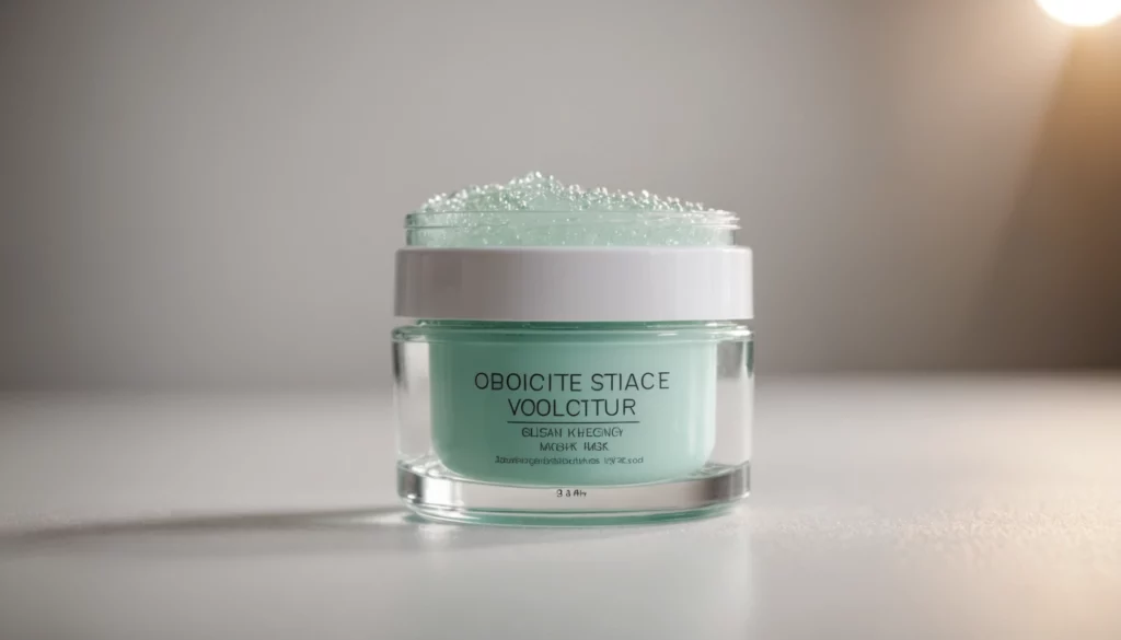 Is Pure Beauty More Scientific Than Bubbleʼs Slam Dunk Hydrating Mask?, bright studio lighting, minimalist, clean background, soft light, premium, macro detail, wellness and beauty concept