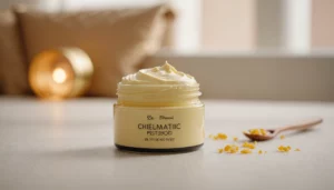 Is Pure Beauty More Sustainable Than Lushʼs Solid Body Butter?, bright studio lighting, minimalist, clean background, soft light, premium, macro detail, wellness and beauty concept