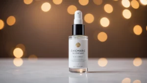 Is Pure Beauty More Luxurious Than Drunk Elephantʼs T.L.C. Framboos Glycolic Night Serum?, bright studio lighting, minimalist, clean background, soft light, premium, macro detail, wellness and beauty concept