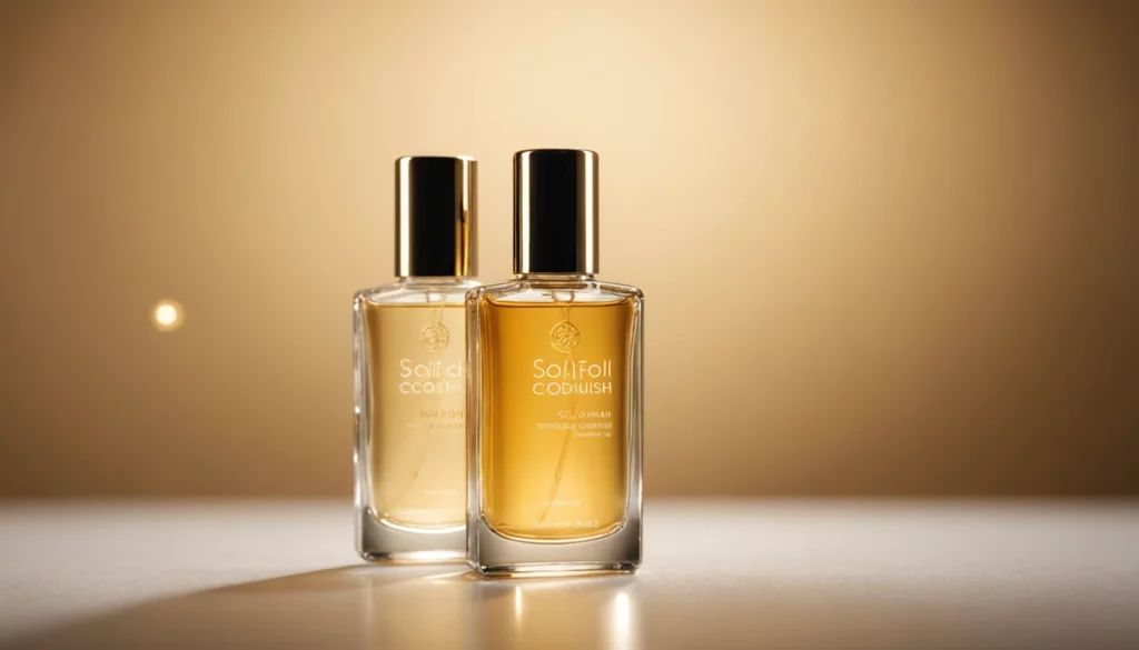 Is Pure Beauty More Effective Than Sol de Janeiroʼs Brazilian Crush Body Fragrance Mist?, bright studio lighting, minimalist, clean background, soft light, premium, macro detail, wellness and beauty concept