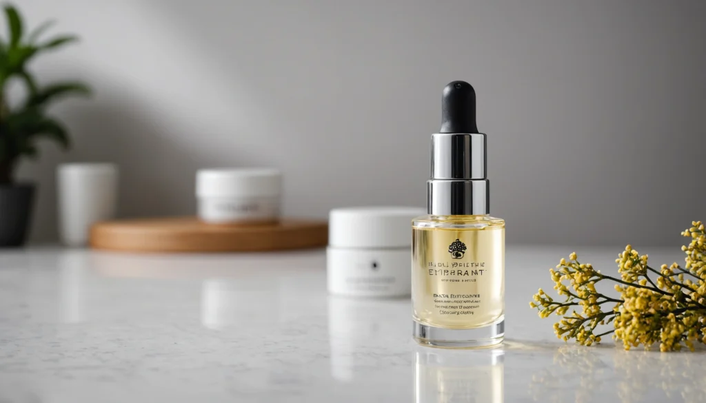 Is Pure Beauty More Luxurious Than Drunk Elephantʼs B-Hydra Intensive Hydration Serum?, bright studio lighting, minimalist, clean background, soft light, premium, macro detail, wellness and beauty concept