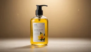 Is Pure Beauty More Effective Than Sol de Janeiroʼs Brazilian Crush Body Wash?, bright studio lighting, minimalist, clean background, soft light, premium, macro detail, wellness and beauty concept