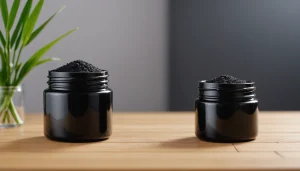 Pure Beauty vs Herbivore: Which Brand Has Better Bamboo Charcoal Cleanser?, bright studio lighting, minimalist, clean background, soft light, premium, macro detail, wellness and beauty concept